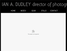 Tablet Screenshot of iandudleydp.com
